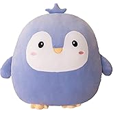 lannery Penguin Plush Pillow, Kawaii Penguin Stuffed Animal Toy Soft Plushies Pillow Toys Gifts for Room Decor Birthday Valentine Day, 8 inch
