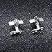 14g Cubic Zirconia Dermal Anchor Tops and Base Surgical Steel Microdermals Body Piercings (Star)