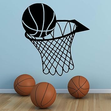 zqyjhkou Etiqueta de Arte de Pared Baloncesto Deportes s ...