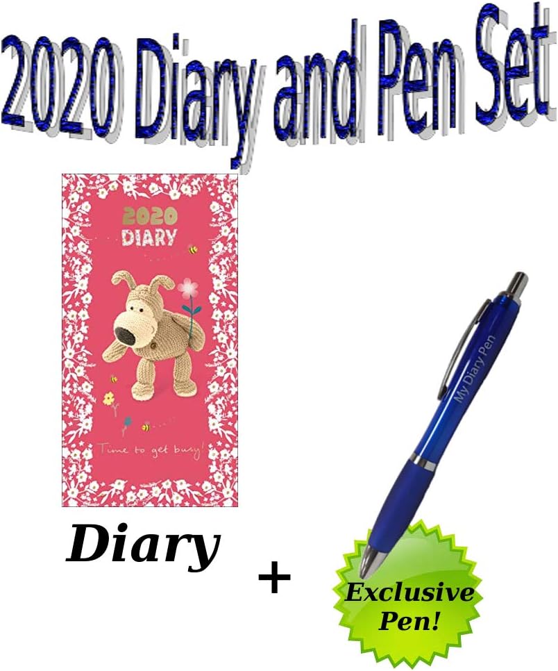 Boofle Slim Diary 2020 + Exclusive Limited Edition Diary Pen