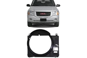 US AUTO PARTS PLUS New Front Radiator Fan Shroud Direct Replacement For Chevrolet Trailblazer/GMC Envoy 2002-2009 15170459 GM3110151