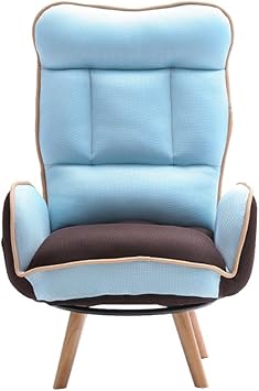 Amazon Brisk 怠惰なソファ授乳椅子乳房チェア妊婦チェア折りたたみチェアファッションカジュアルサンラウンジ 色 Sky Blue ロッキングチェア オンライン通販