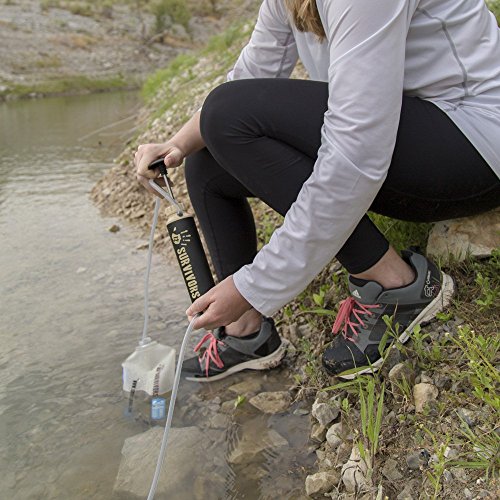 12 Survivors Hand Pump Water Purifier (Certified Refurbished)