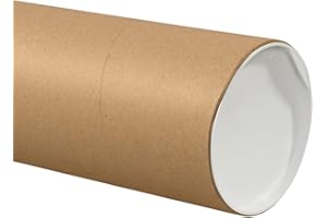 Aviditi P6030KHD Jumbo Mailing Tubes, 6" x 30", Kraft (Pack of 10)