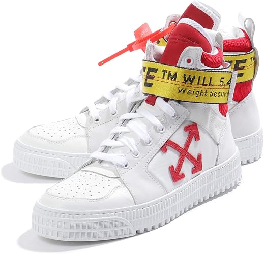 Amazon Off White オフホワイト Omia102r Industrial Hi Top ハイカット スニーカー シューズ 01 White Red メンズ 01 ホワイト他 43 並行輸入品 スニーカー Amazon Off White オフホワイト Omia102r Industrial Hi Top ハイカット スニーカー シューズ 01 White Red メンズ 01 ホワイト他 43 並行輸入品 スニーカー