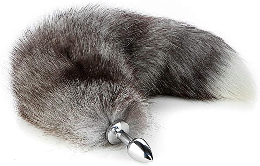 3 Sizes Fluffy Butte Tail Amal Plug Amus Trainer Adult Six Toy Massage for Women Men Cosplay