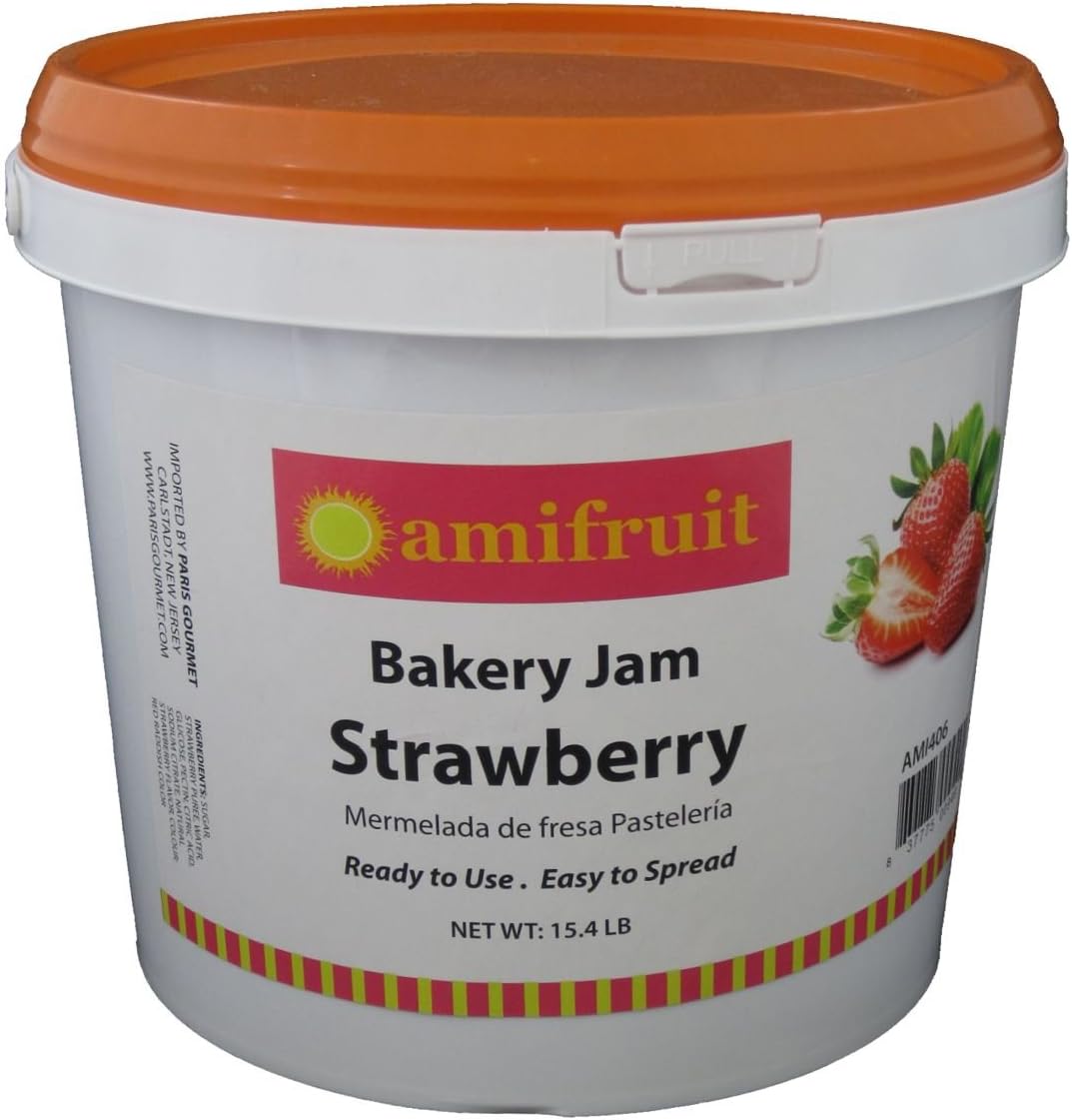 Amifruit Strawberry Bakery Jam 15.4 Lbs