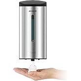 AIKE Wall Mount Automatic Foam Soap Dispenser 25 OZ Commercial Large Capacity Stainless Steel Model AK1205FA(Brushed)
