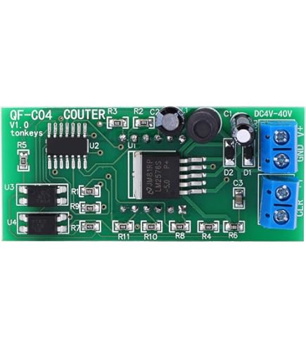 3-Digit Trigger Counter Module - Red Digital Display For Industrial Counting 7-16V