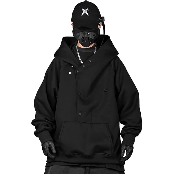 Amazon.com: Niepce Inc Streetwear Men Oversized Hoodie with Neck