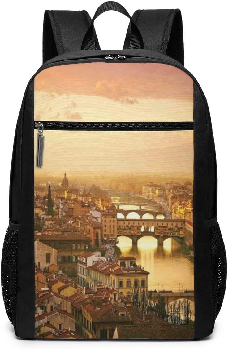 cityscape laptop backpack