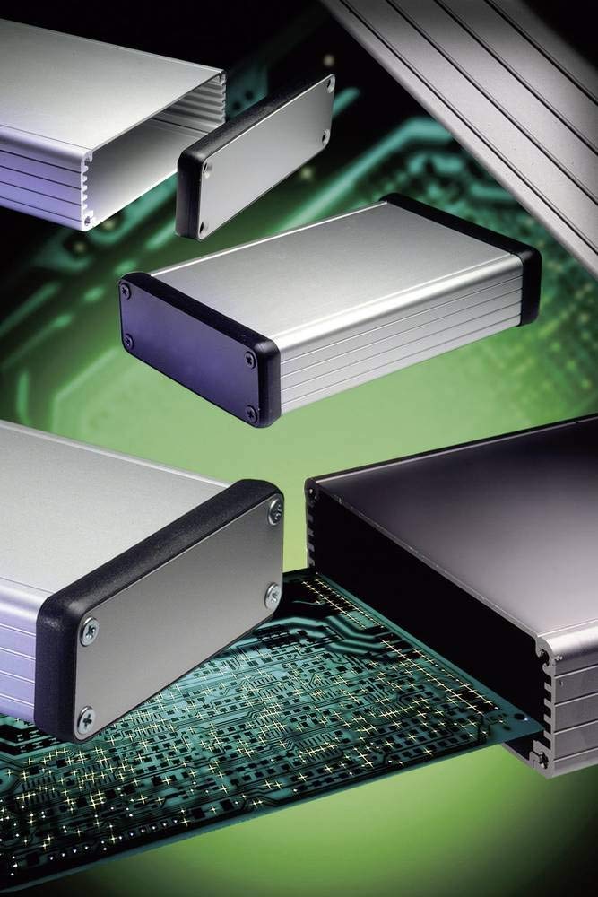 HAMMOND ELECTRONICS Profile housing 1455D802 Aluminium Aluminium 80 x 45 x 25 1 pc(s)