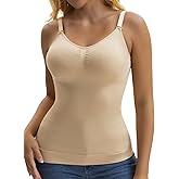 JOYSHAPER Women's Shapewear Tops Padded Bra Shapewear Tank Cami Shaper Compression Tank Tops Tummy Control Camisole