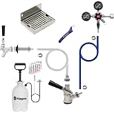 Ultimate Door Mount Kegerator Conversion Kit with No-Rinse Cleaning Kit - No Tank