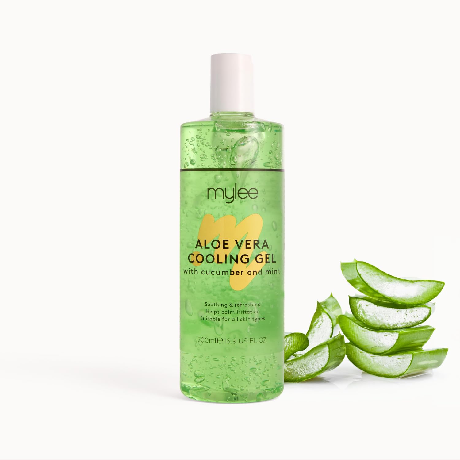 Mylee Pure Aloe Vera Soothing Gel After Care Waxing Hair Removal Depilation Wax Skin Treatment After Sun 500 ml
