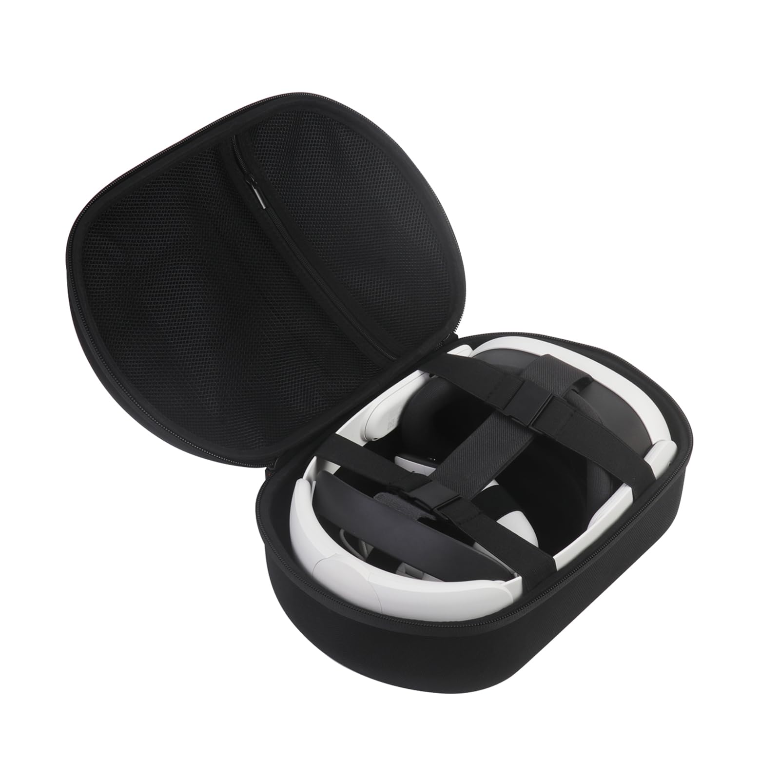 JSVER Carrying Case for Meta Quest 3S Hard Trave Case for Oculus Quest 3/ Quest 3S/ Quest 2/ Vision Pro VR Headset, Storage Case For Meta Quest 3, Official Elite Strap, Controllers and Accessories ﻿