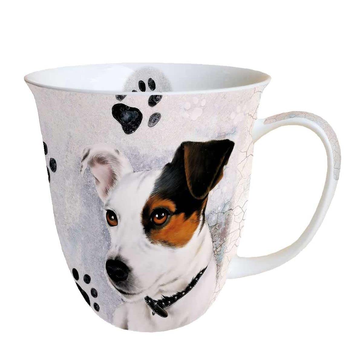 Ambiente Fine Bone China Mug 0.4 Litre Jack Russel