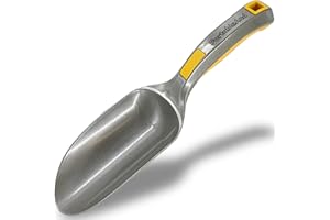 PortableAnd Gardening Tools Hand Trowel Rust-Proof Bent-Proof Heavy Duty One-Piece Cast-Aluminum Hand Shovel Scoop for Moving