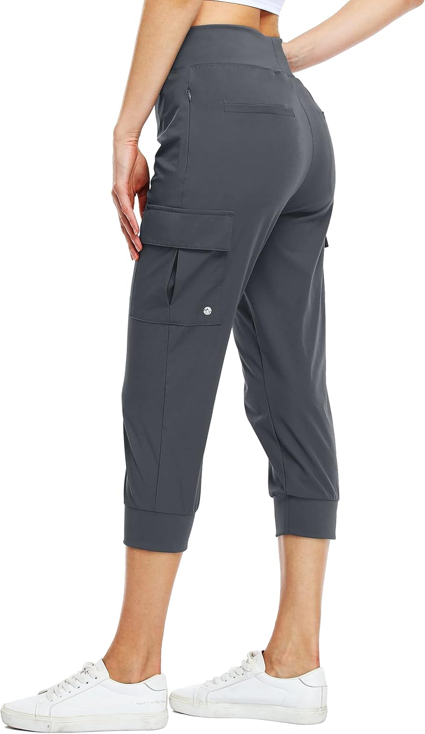 Willit Women's Cargo Hiking Capris Pants Lightweight Workout Outdoor Athletic Capris Water Resistant UPF 50+: Sports & Outdoors
