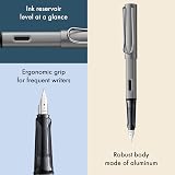 LAMY AL-star Graphite Fountain Pen M Nib Aluminum Lightweight view 4
