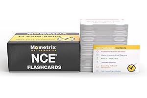 NCE Study Cards: NCE Exam Prep 2025-2026 with Practice Test Questions for the National Counselor Examination [Full Color Cards]