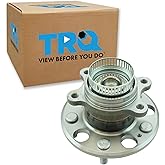 TRQ Rear Passenger Side Wheel Bearing & Hub Assembly with ABS Sensor Compatible with 2007-2012 Hyundai Elantra