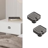 CcHhyyt 2 Pack Leather Cabinet Knobs Hand-Stitch