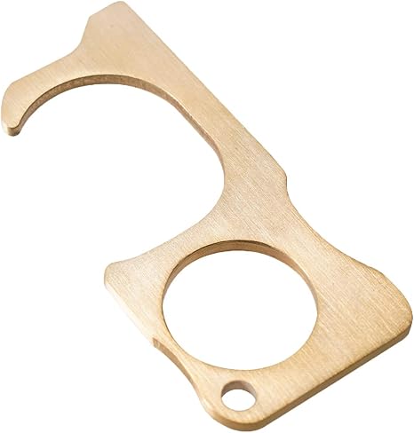 Amazon Co Jp Sg 黄銅削り出しブラスハンド ドアオープナー アシストフック コロナウイルス対策 旅行用品 旅行小物 通販