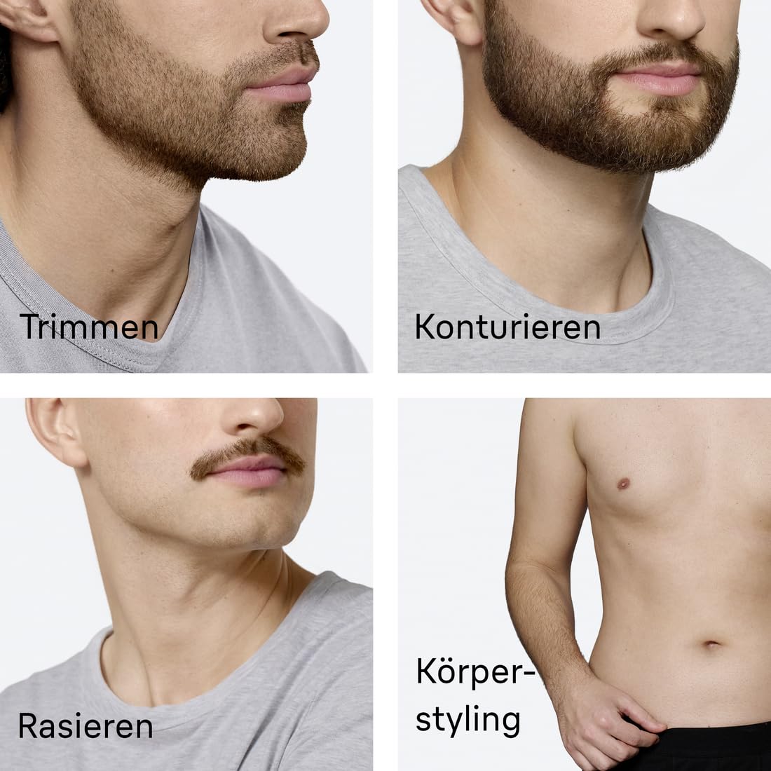 Braun Trimmer Series XT5, Kabelloser Rasierer Herren Elektrisch, XT5270, Grau - Barttrimmer und Bodygroomer, Körperrasierer mit 45 Min. Akku, Wasserdicht, Inkl. 8 Extras und Sensitiv Kammaufsatz 3