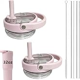 HYVENORE 2 Pack 32 oz Sport Tumbler Flip Straw Lid Replacement Fit for HydroJug Sport Stainless Steel,Reusable Leakproof Tumbler Cover for Cup Accessories