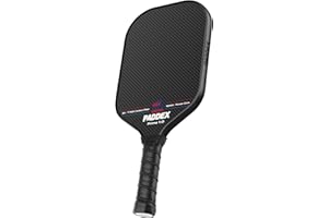 PADDEX T700 Carbon Fiber Pickleball Paddle – 16mm Polypropylene Honeycomb Core, Thermoformed Foam Injected Walls, Teflon-Text