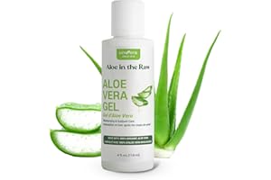Univera Organic Aloe in the Raw - Gel for Deep Hydration - Soothes Sunburns, Ideal for Dry Skin & Cooling After Sun - Natural