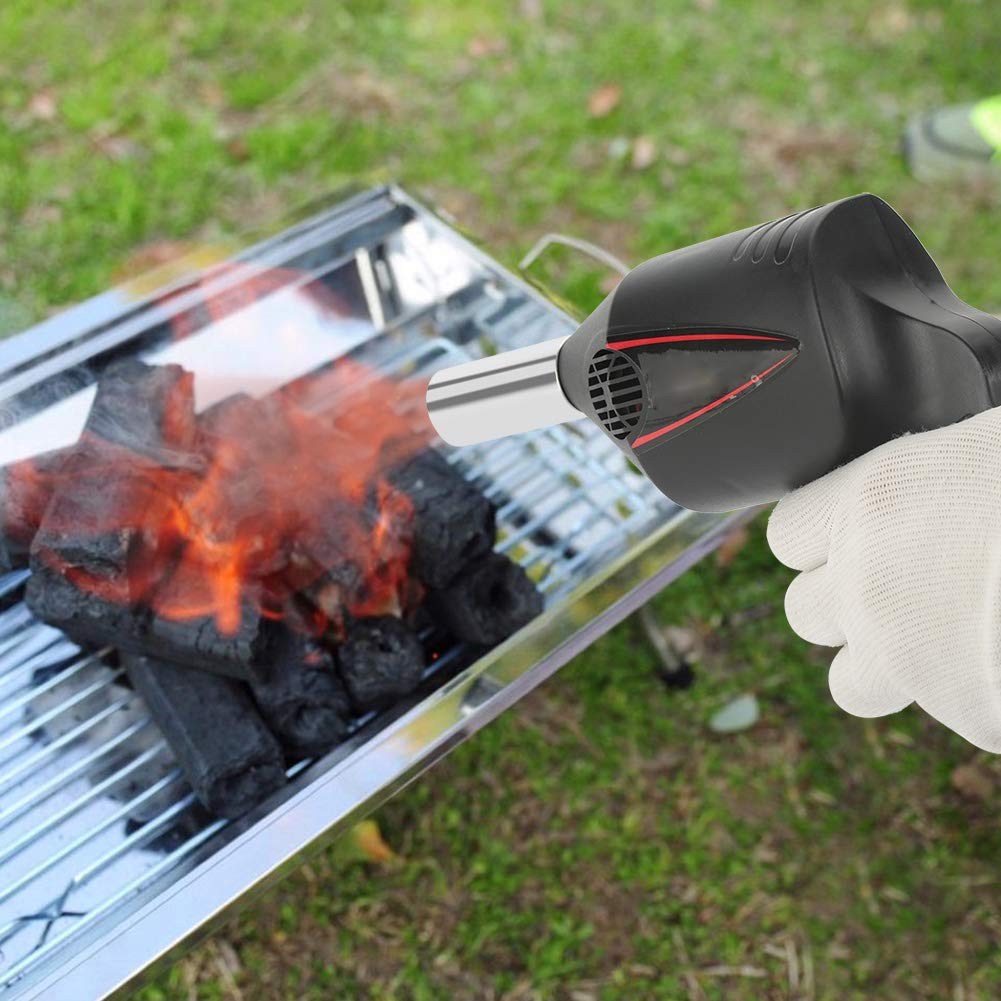 Portable BBQ Fan Blower for Outdoor Camping Picnic Manual Operated Grill Tool