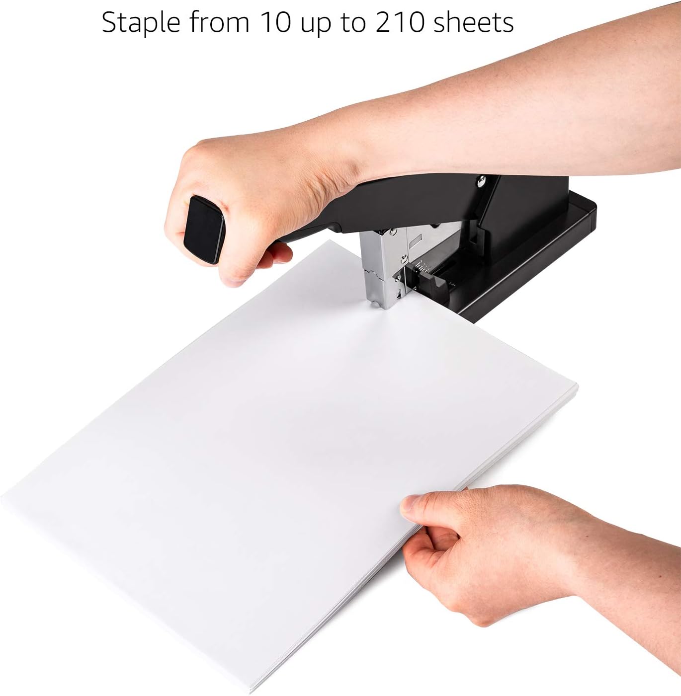  Basics Heavy-Duty Stapler, 210 Sheets : Office Products