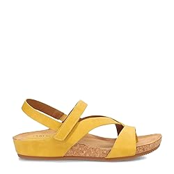EuroSoft Women's Gianetta Sandal, Golden Yellow, 7