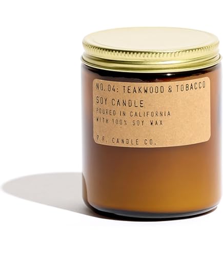pf candle teakwood and tobacco diffuser & Includes one Standard Candle + one Reed Diffuser both in the scent of your choice. P.F. Candle Co A