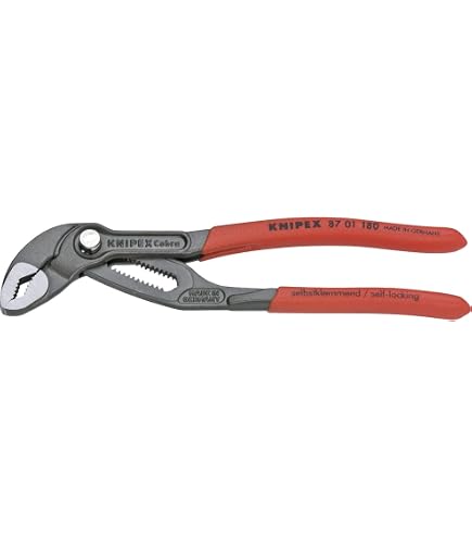 KNIPEX Tools - Pliers Wrench, Black Finish (8601180), 7 1/4-Inch