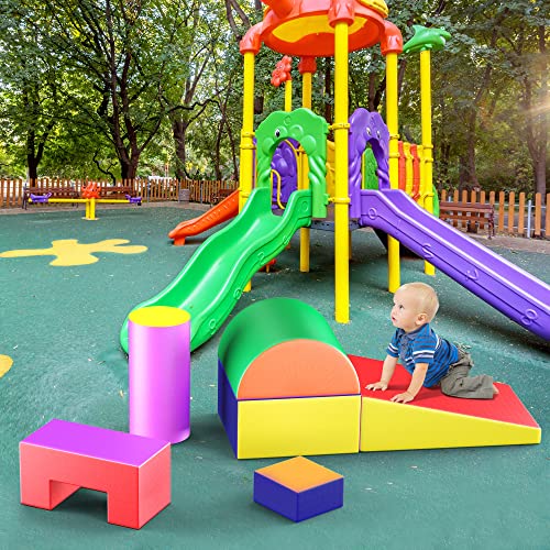 6Piece Climb & Crawl Foam Activity Play Set Fun Foam Climbing Blocks