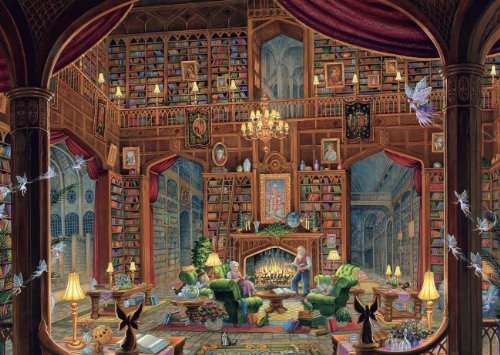 Ravensburger Sanctuary of Knowledge Puzzle - 1000 Pieces