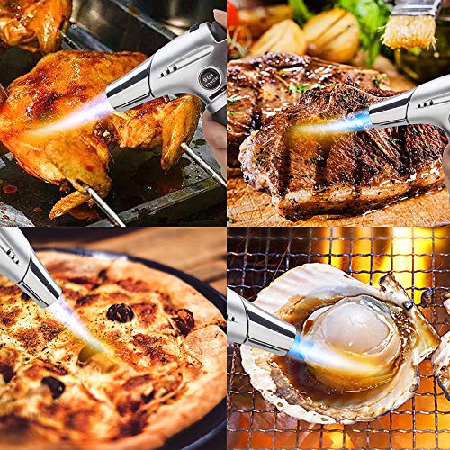 Tobepico Butane Torch Refillable Blow Torch Cooking Torches Kitchen