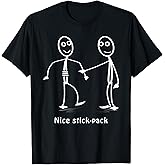 Funny Nice Stick-Pack Stickman Costume - Stick Figure T-Shirt