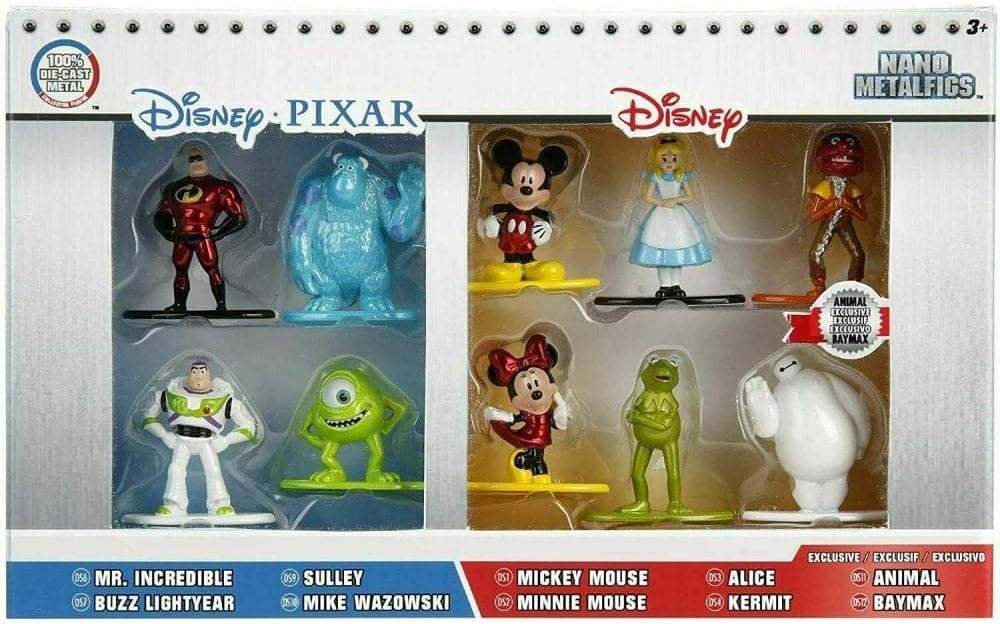 Nano Metalfigs Disney Pixar 10 Pack 
