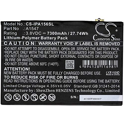 7300mAh Replacement Battery for Apple