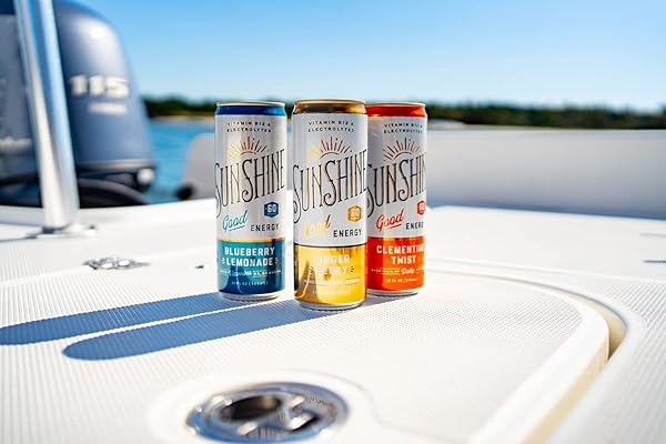 SUNSHINE BEVERAGES, LLC GOOD ENERGY DRINK, BLUEBERRY LEMONADE, 12 FL OZ