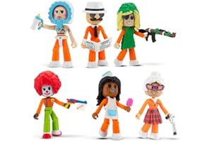 DevSeries Jailbreak: Hiding in Plain Sight Multipack Six 2.75-Inch Action Figures with Mix and Match, Accessories, and Exclusive Virtual Item Code