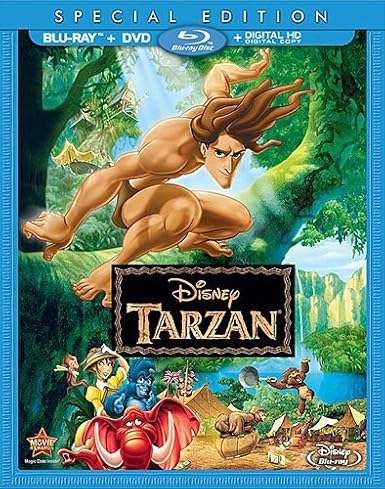 Amazon Com Tarzan Blu Ray Tony Goldwyn Minnie Driver Brian Blessed Glenn Close Nigel Hawthorne Lance Henriksen Wayne Knight Alex D Linz Taylor Dempsey Rosie O Donnell Kevin Lima And Chris Buck Based On The