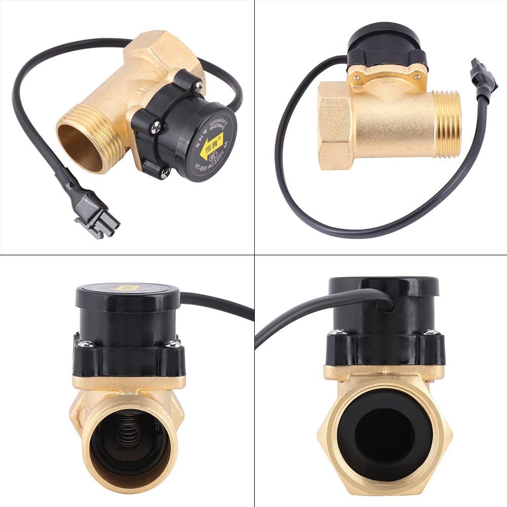 Pipe Boosting Pump with Magnetic Water Sensor Switch for Low Water Pressure Automatic Electronic Control Shower Solar Heater Water Circulation Machine HT-800 G1 Thread 220V - Image 4