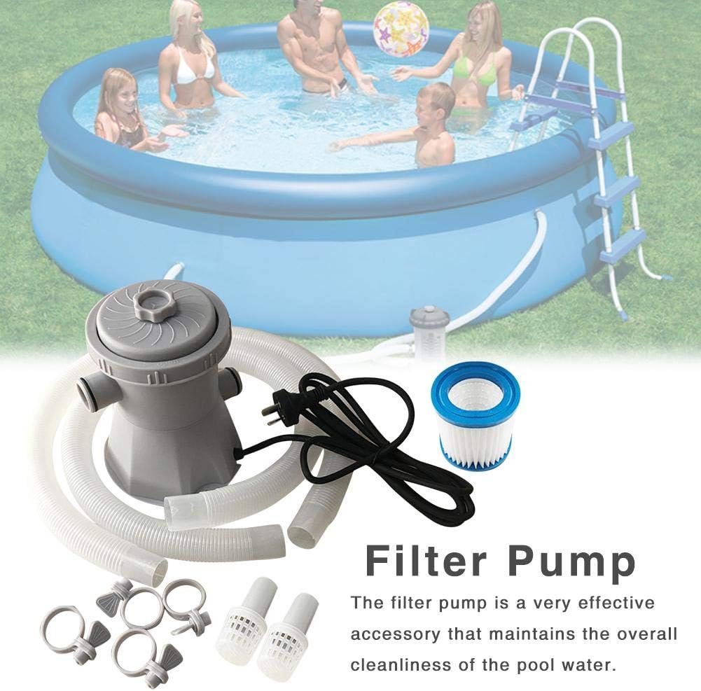 Lifesongs Wasserpumpe Pool Filter Filterset 300 Gallonen Oberirdisch Fur Die Zirkulation Des Schwimmbades Filterpumpe