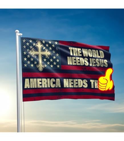 Donald Trump 2024 God America Freedom Flag High Quality 100D - Foto 5