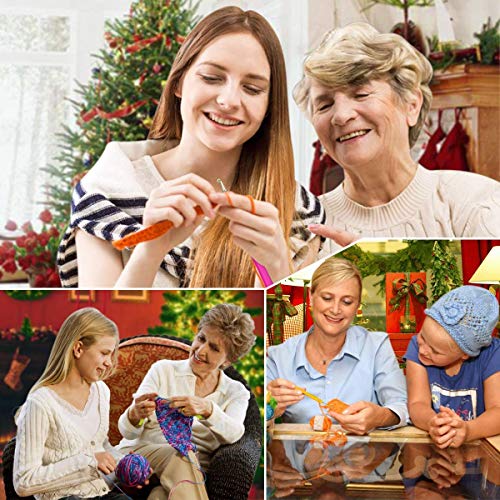 Ergonomic Crochet Hooks Set with Soft Grip, Crochet Hooks with Case for Arthritic Hands, Size from 2.0mm to 6.0mm(B~J) - Thumbnail 7